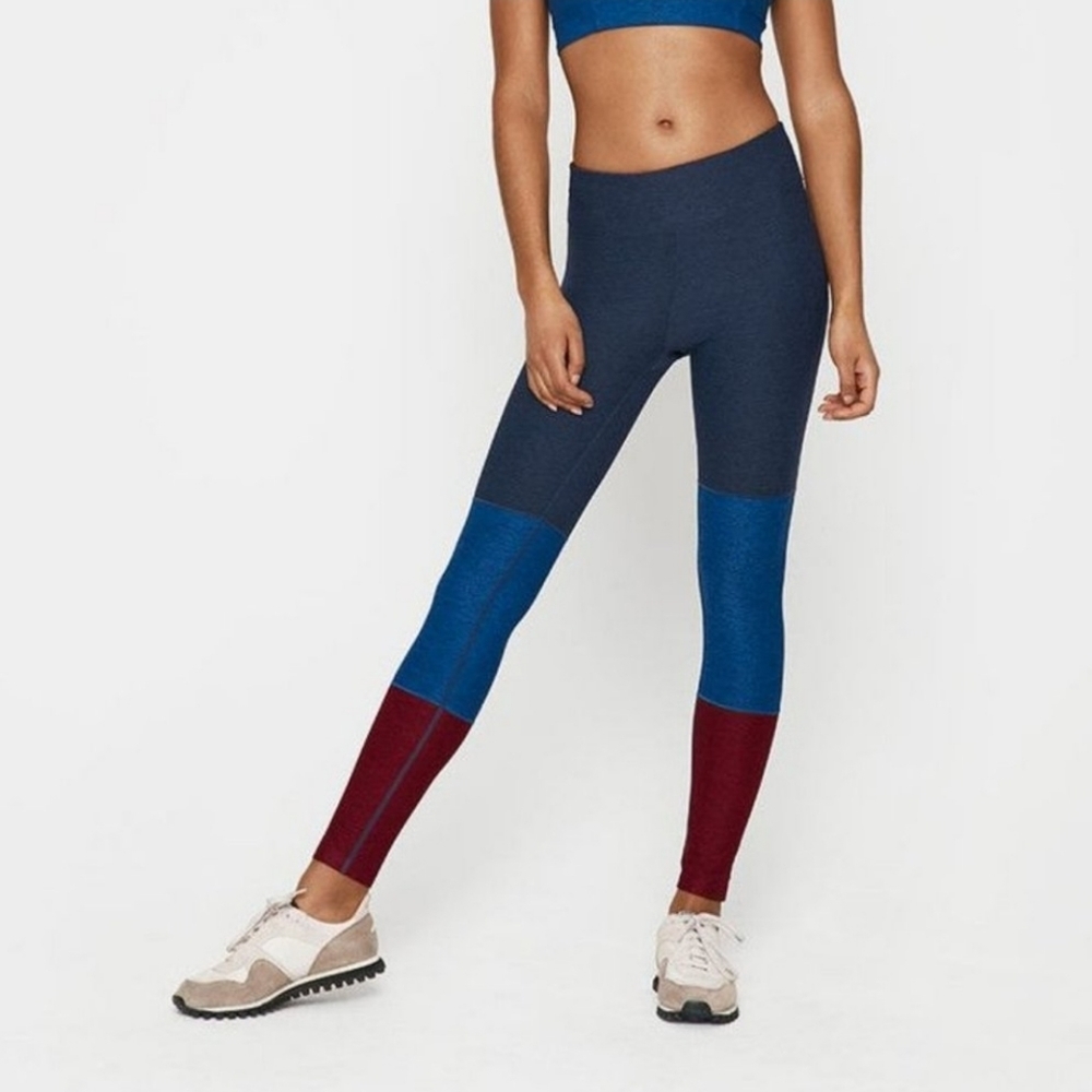 Outdoor Voices Color Block 7/8 Leggings Medium